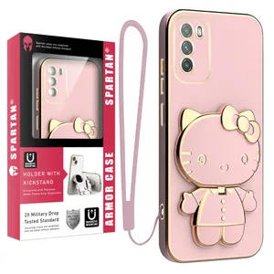 Spartan Kitty Cover For Xiaomi Poco M3 With Strap