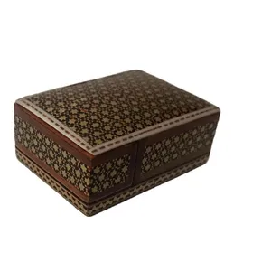 جعبه جواهرات خاتم کاری کد 111