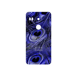 MAHOOT Purple Feather Cover Sticker for Google Nexus 5X