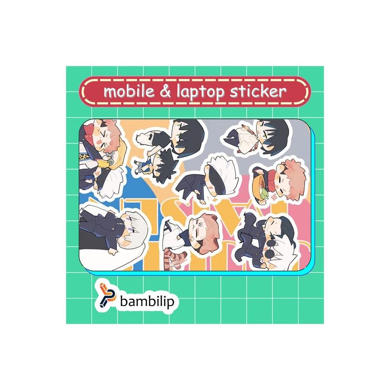 استیکر بامبیلیپ مدل کارت عابر طرح انیمه کد 3826786