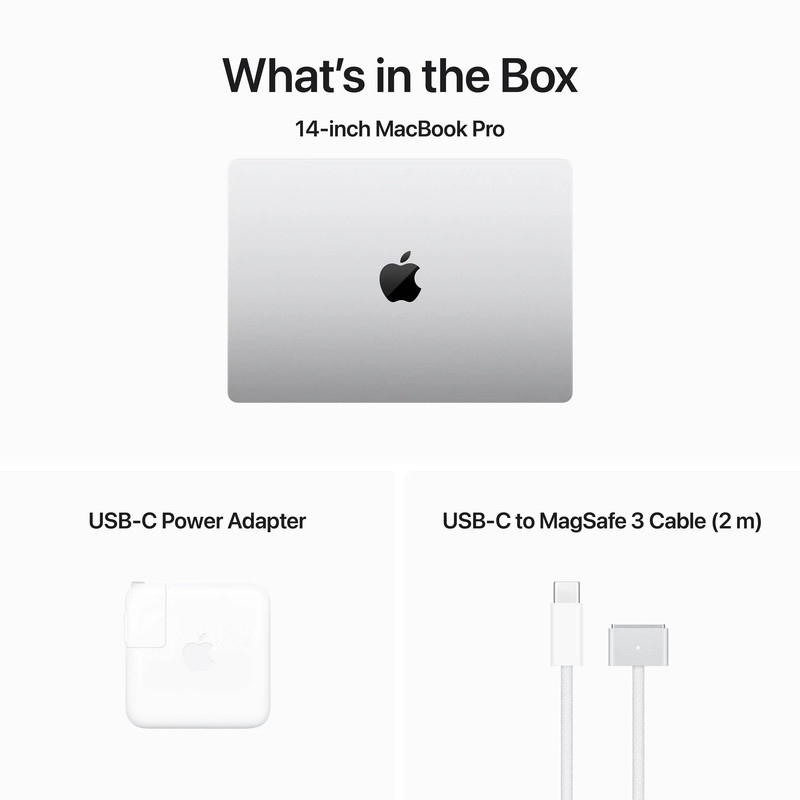 لپ تاپ 14.2 اینچی اپل مدل MacBook Pro MRX73 2023 LLA-M3 Pro-18GB RAM-1TB SSD
