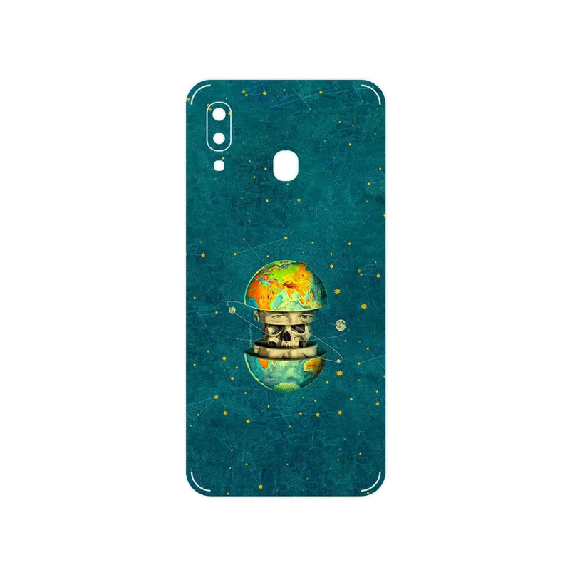 برچسب پوششی ماهوت مدل Collage of Earth Face مناسب برای گوشی موبایل سامسونگ Galaxy A20e