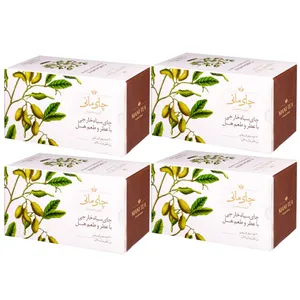 چای سیاه کیسه ای با طعم هل چای مانی بسته 4 عددی