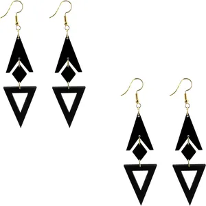 گوشواره زنانه هانستو مدل E2-036 مجموعه 2 عددی