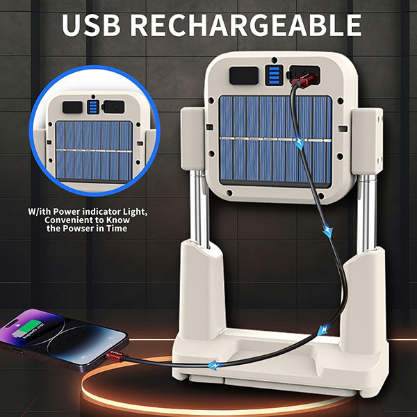 چراغ کمپینگ مدل CH-23060-A رنگ نور چند رنگ