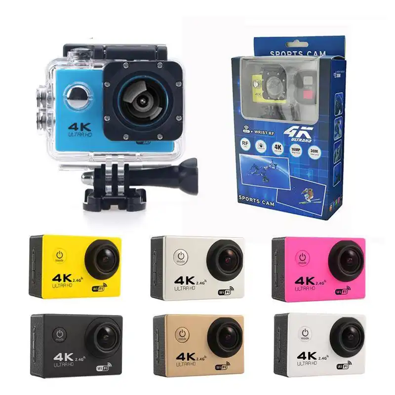 دوربین فیلم برداری ورزشی مدل F60R به همراه لوازم جانبی