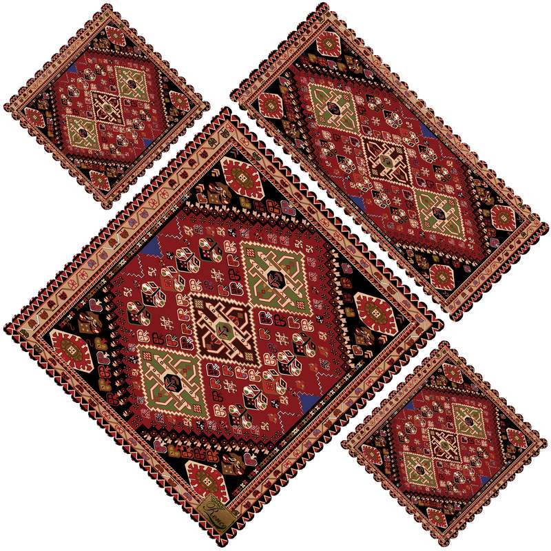 ست رومیزی 4 تکه رنس مدل SS31-42453