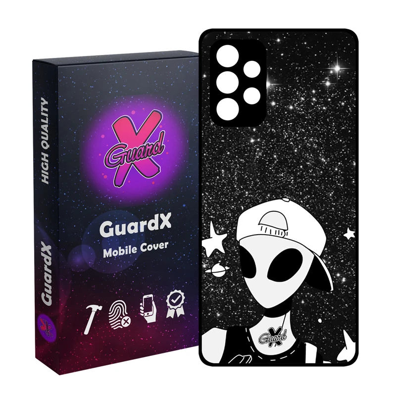 کاور گارد ایکس طرح Alien مدل Glass10307 مناسب برای گوشی موبایل سامسونگ Galaxy A32 4G