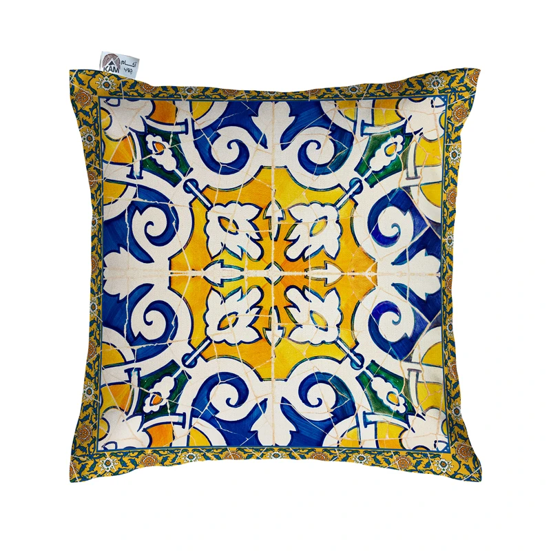 کاور کوسن آکام چوب مدل AK-73 L سایز 42*42 سانتی متر