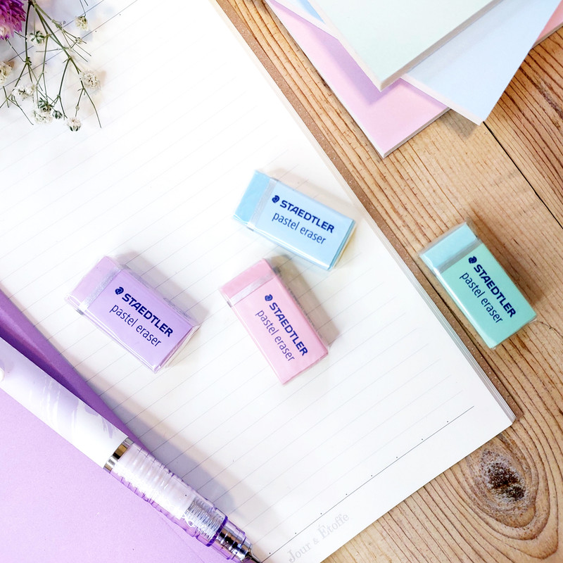 پاک کن استدلر مدل PASTEL مجموعه 4 عددی