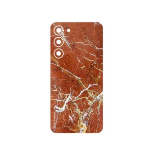 MAHOOT Red Marble Cover Sticker for Samsung Galaxy S23 Plus