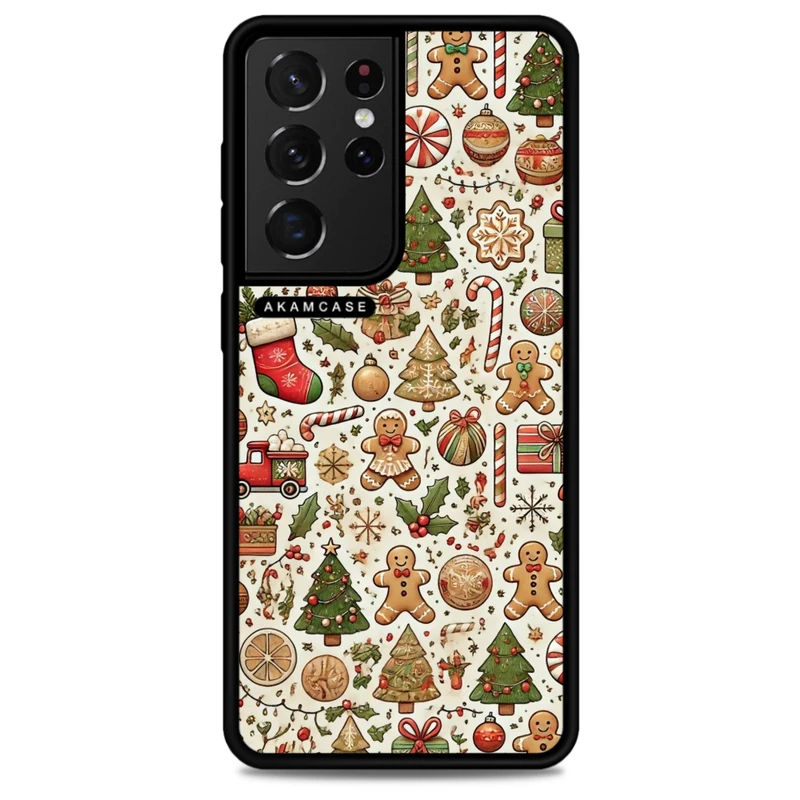 کاور آکام مدل AMC-WSGS21U-CHRISTMAS-21 مناسب برای گوشی موبایل سامسونگ Galaxy S21 Ultra