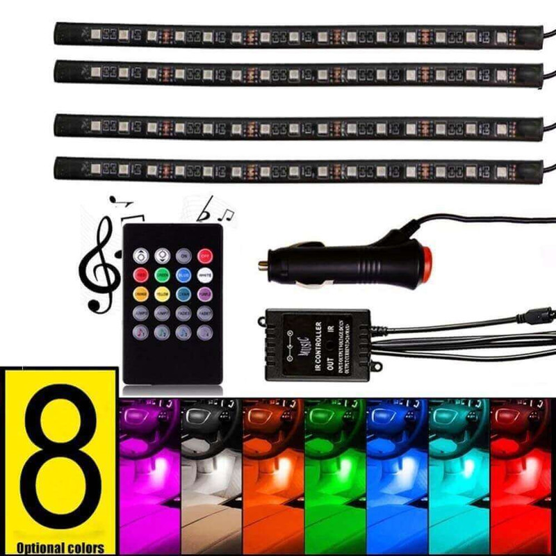 کیت نورپردازی داخل خودرو مدل ALA