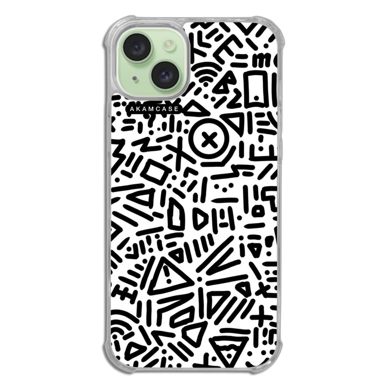 کاور آکام مدل AMC-WTA15PLUS-DOODLE14 مناسب برای گوشی موبایل اپل iPhone 15 Plus