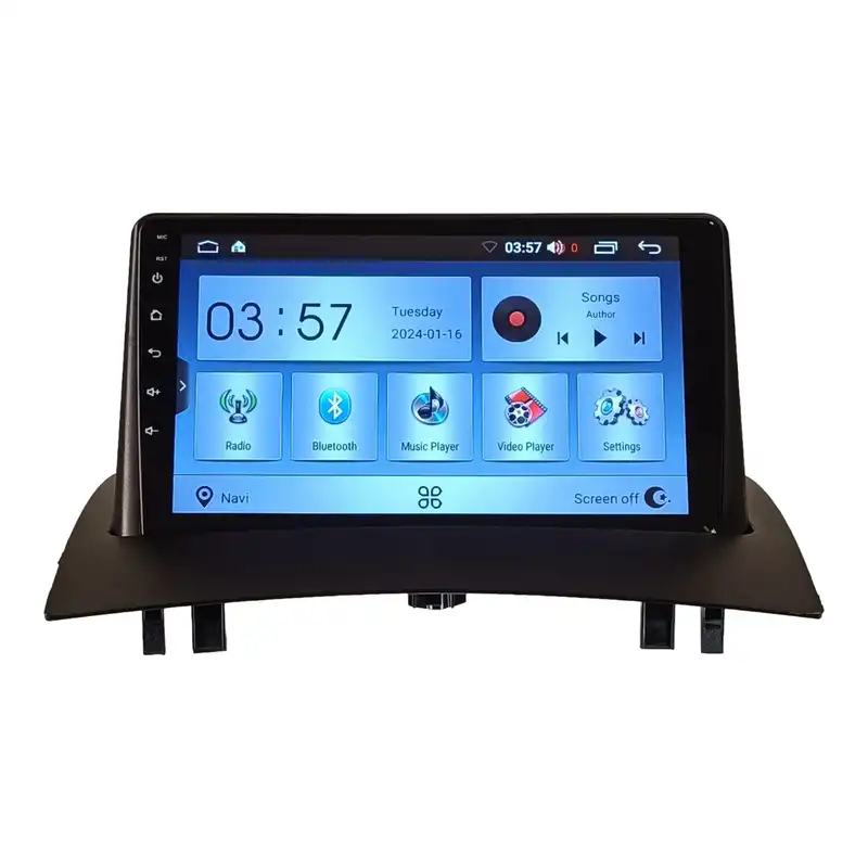 پخش کننده تصویری خودرو مدل اندروید Golden24 مناسب برای رنو مگان