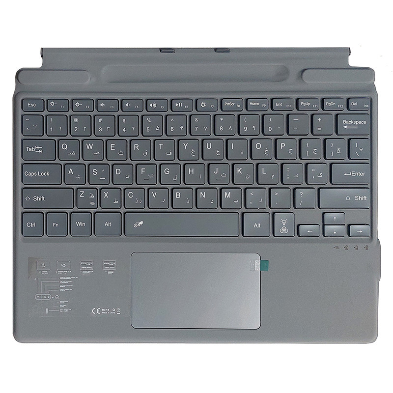کیبورد بی‌سیم تبلت استرانگ مدل SF-2089D مناسب برای مایکروسافت Surface Pro 8/9/X/10/11