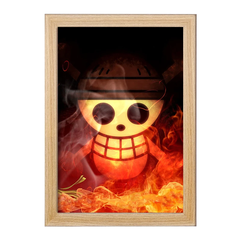 تابلو خندالو مدل لوفی انیمه وان پیس One Piece  کد 17218