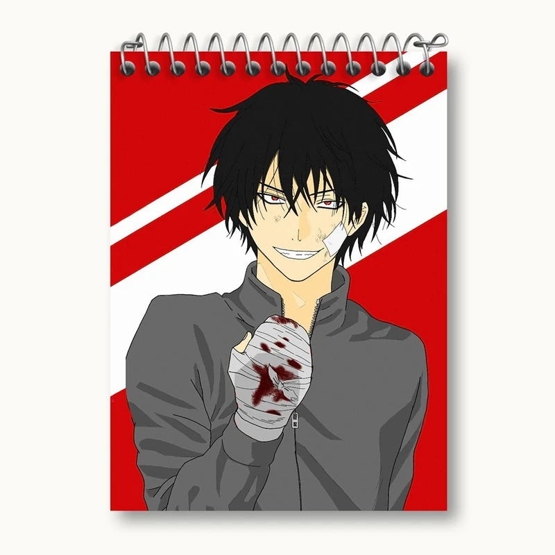 دفتر یادداشت 50 برگ خندالو مدل یوییچی انیمه توموداچی گیم Tomodachi Game کد 18446