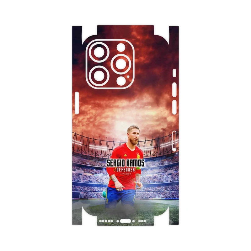برچسب پوششی ماهوت مدل Sergio Ramos-FullSkin مناسب برای گوشی موبایل اپل iPhone 14 Pro