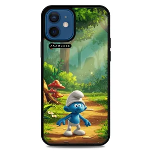 AKAM AMC-WA12M-SMURFS-7 Cover For Apple iPhone 12 Mini