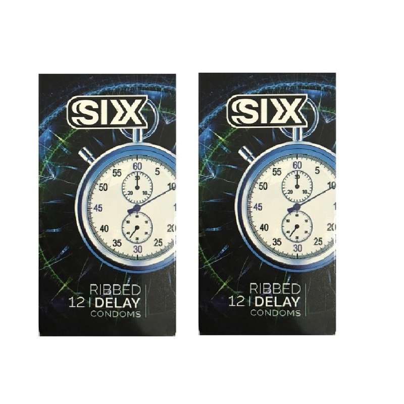 کاندوم سیکس مدل Ribbed Delay مجموعه 2 عددی