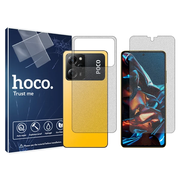 محافظ صفحه نمایش مات ریمکس مدل HyMTT مناسب برای گوشی موبایل شیائومی Poco X5 Pro به همراه محافظ پشت گوشی