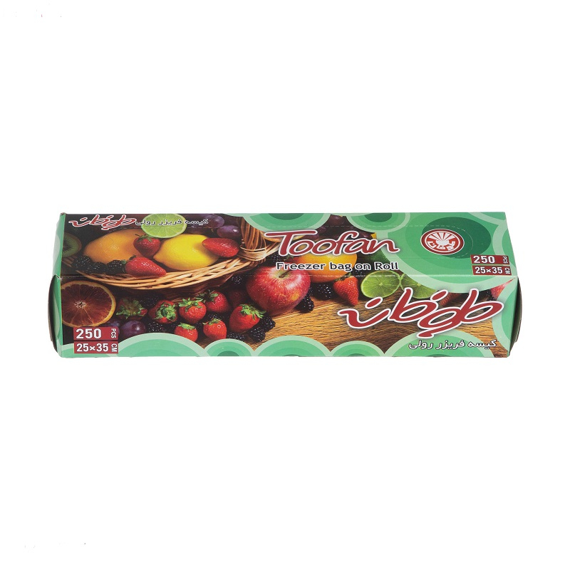 کیسه فریزر مدل رولی کد 02523 بسته 250 عددی کوچک