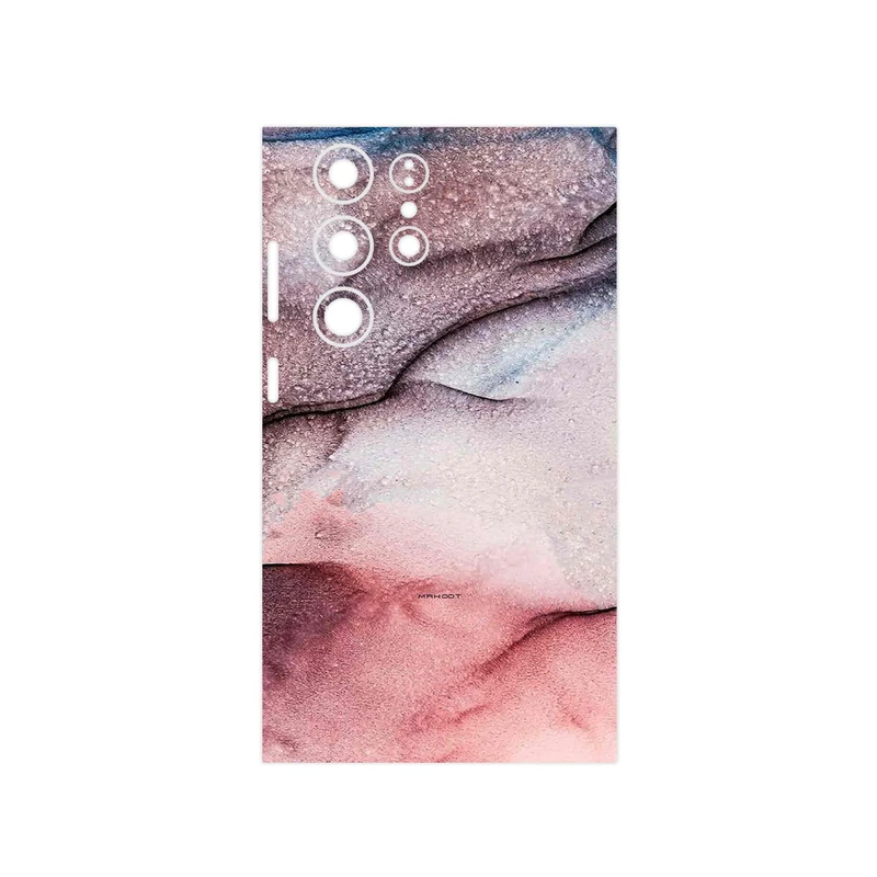 برچسب پوششی ماهوت مدل Smoky pink marble مناسب برای گوشی موبایل سامسونگ Galaxy S23 Ultra