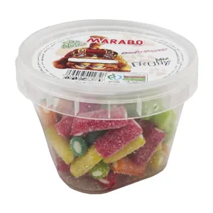 پاستیل شکری با طعم میوه های ترش مخلوط مارابو - 180 گرم 