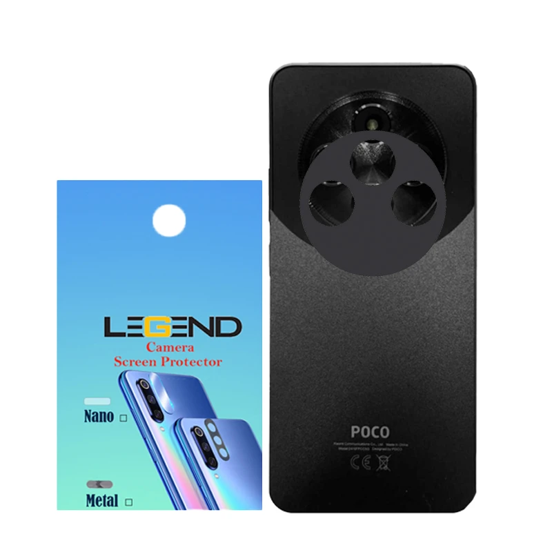 محافظ لنز دوربین لجند مدل قا‌ب‌دار مناسب برای گوشی موبایل شیائومی Poco C75