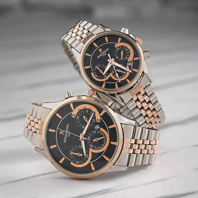 ست ساعت مچی عقربه ای زنانه و مردانه مدل Coco_02