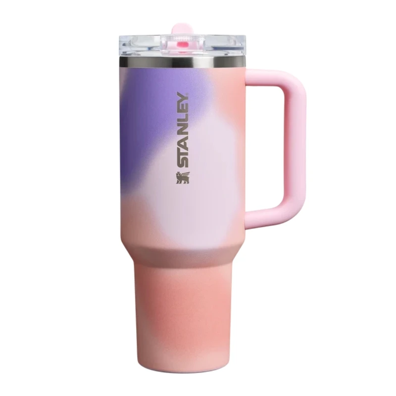 ماگ استنلی مدل The New Frequency Quencher ProTour Flip Straw Rose Petal Motion با حجم ۱.۱۸ لیتر