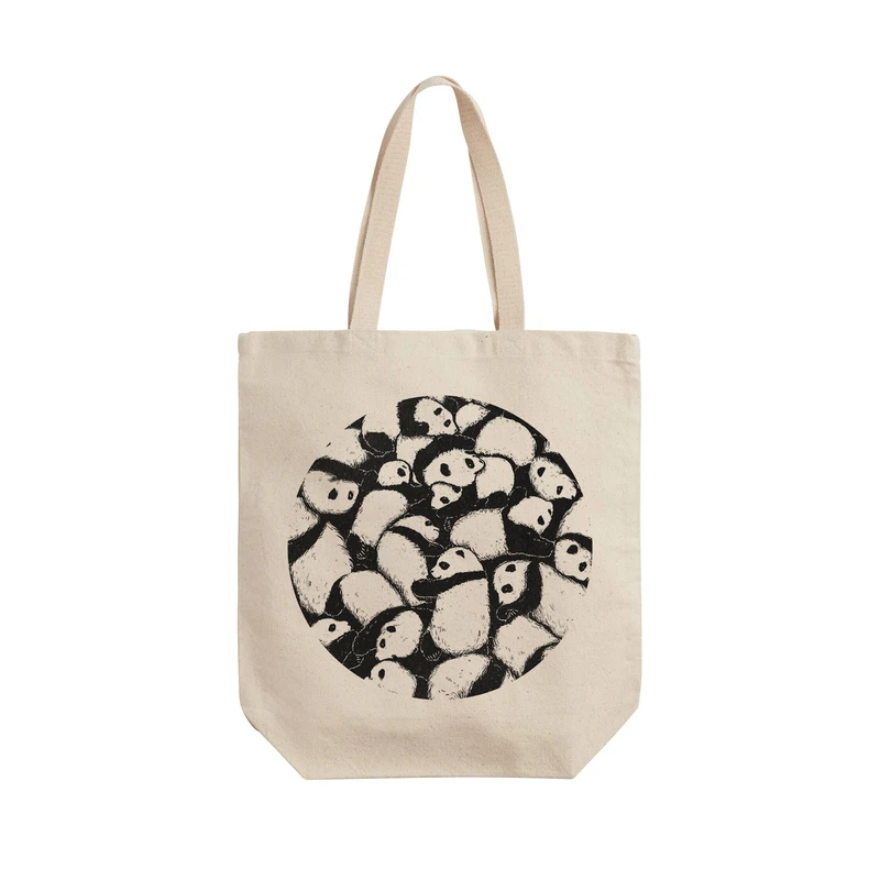 ساک خرید ترمه طراحان ایده مدل پاندا ها کد cfp1109 - L