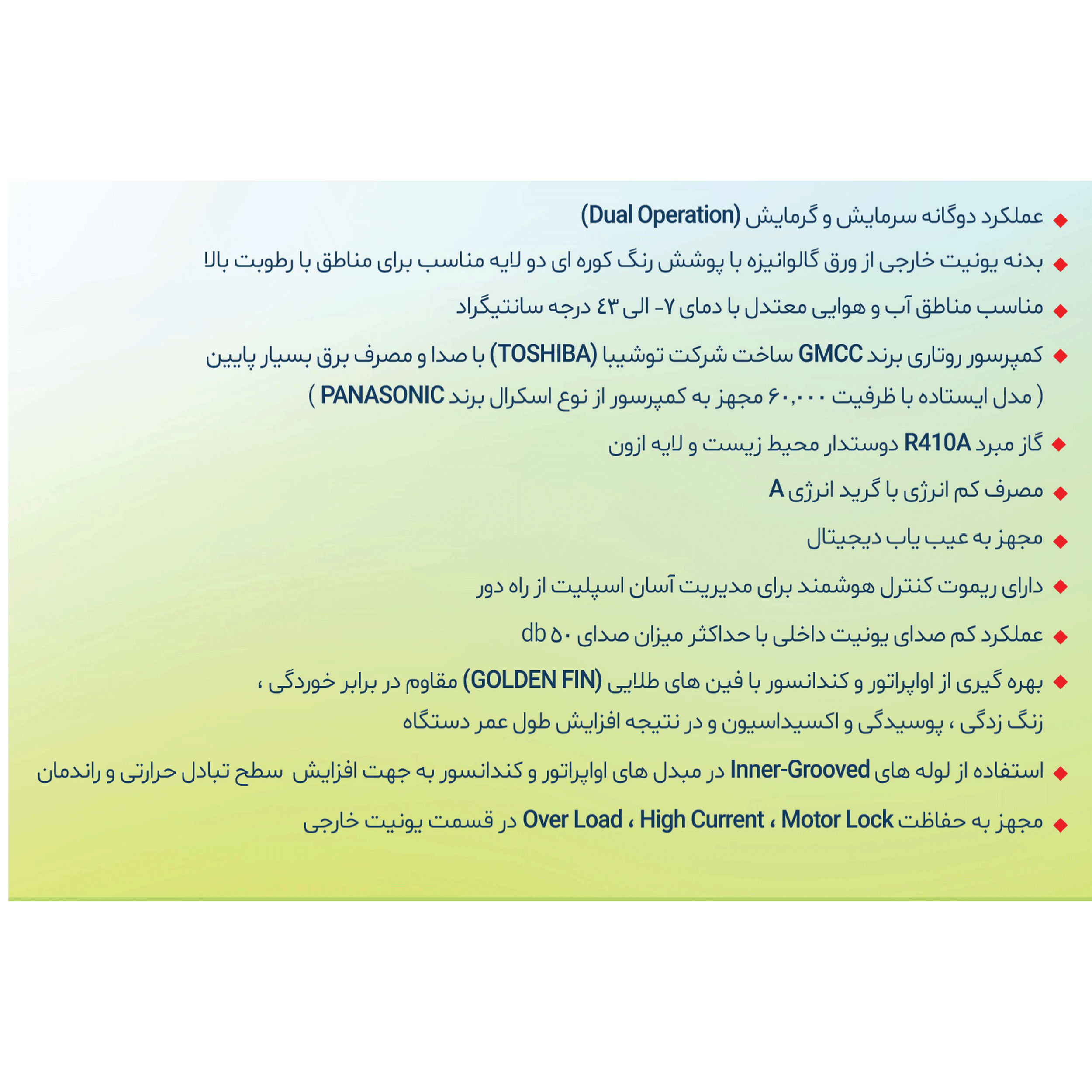 کولر گازی 12000 روتاری دمنده مدل DR-CH12-M