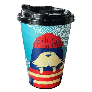 ماگ سفری مدل coffe کد 01 گنجایش 0.5 لیتر