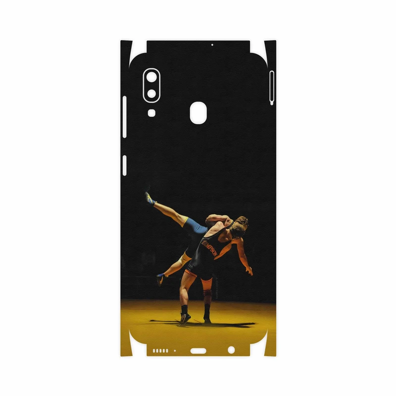 برچسب پوششی ماهوت مدل Wrestling-FullSkin مناسب برای گوشی موبایل سامسونگ Galaxy A20