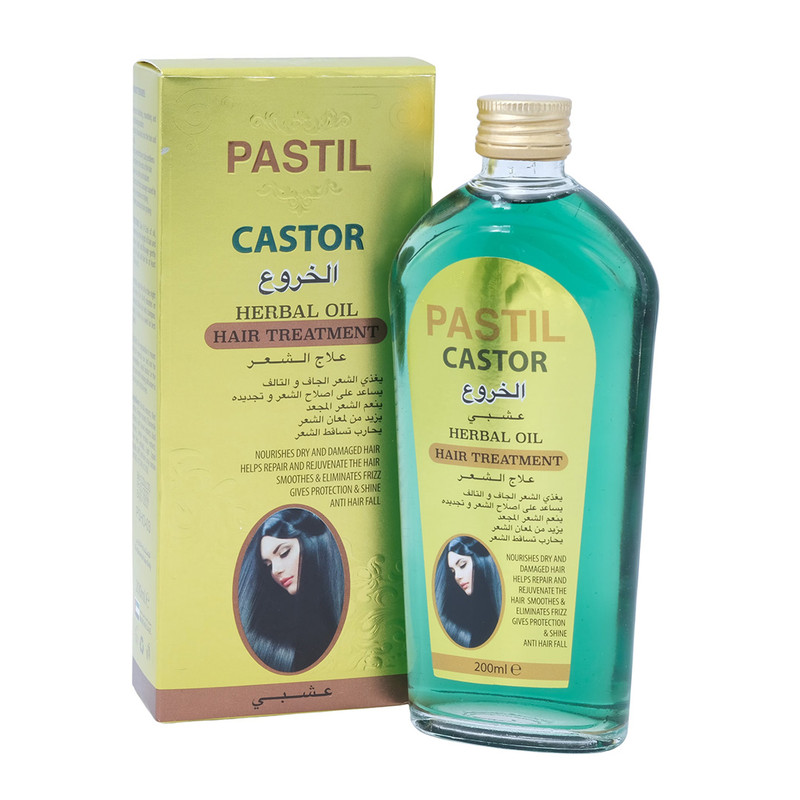 روغن مو پاستیل مدل کرچک حجم 200 میلی لیتر