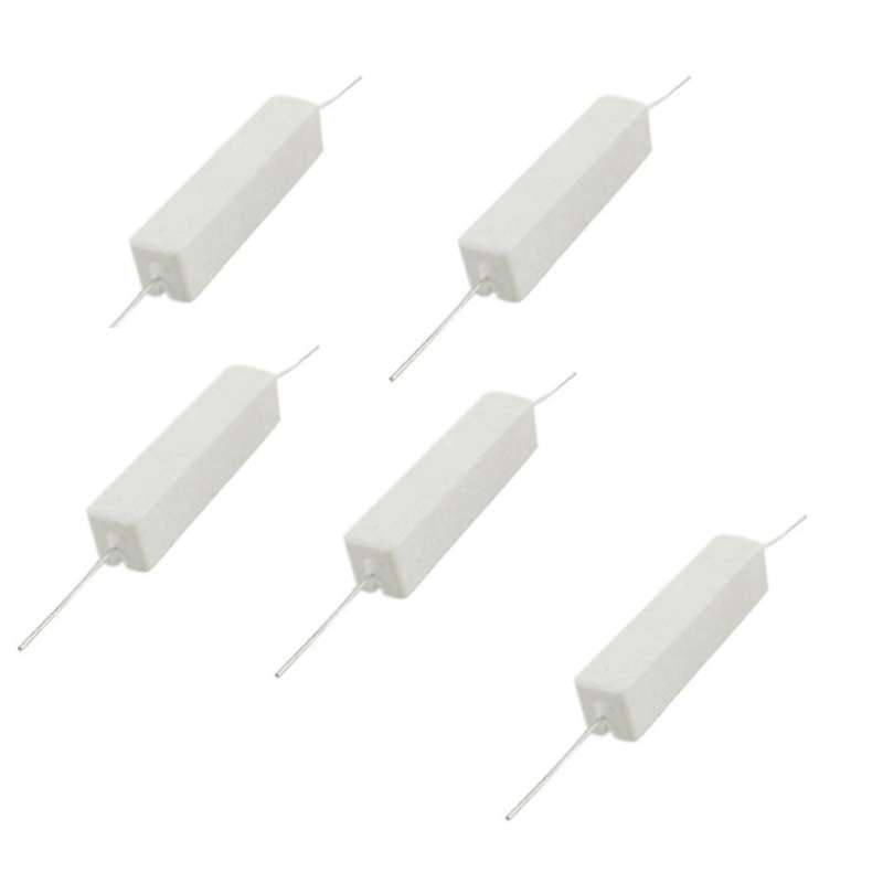 مقاومت آجری 1 کیلو اهم 10 وات کد M-01 بسته 5 عددی