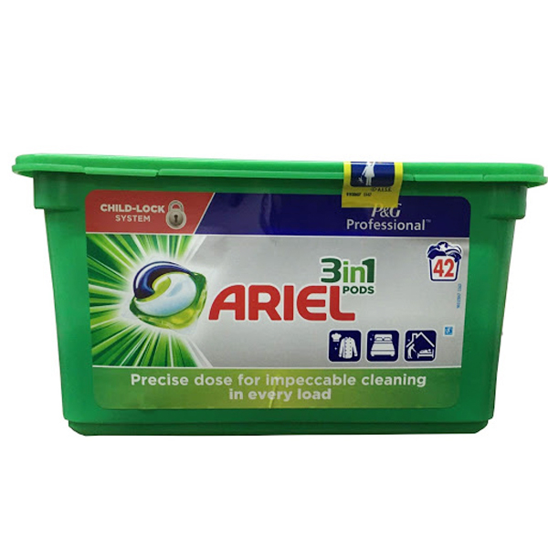 قرص ماشین لباسشویی آریل مدل P and G بسته 42 عددی