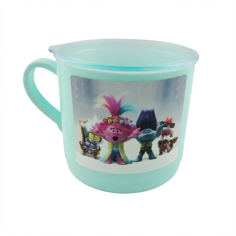 لیوان کودک مدل دربدار طرح عروسکی کد tro144