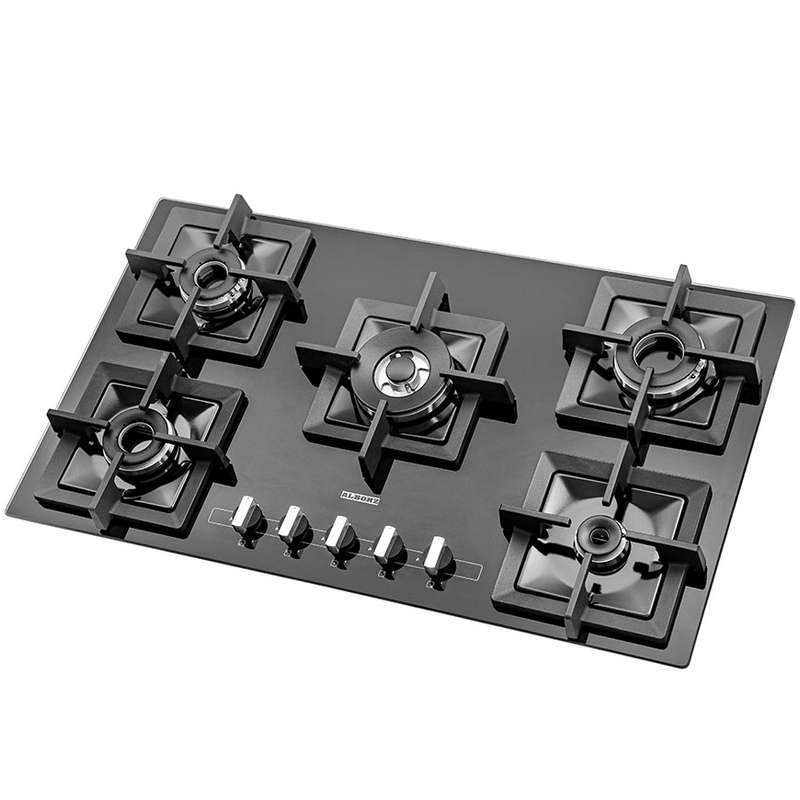 اجاق گاز صفحه‌ای پنج شعله استیل البرز مدل G5913