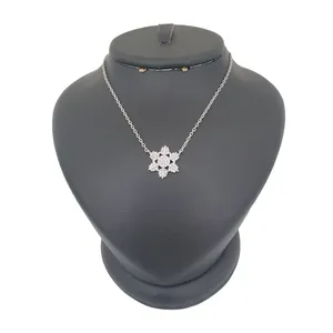 گردنبند نقره زنانه ترمه ۱ مدل برف کد smed 1056