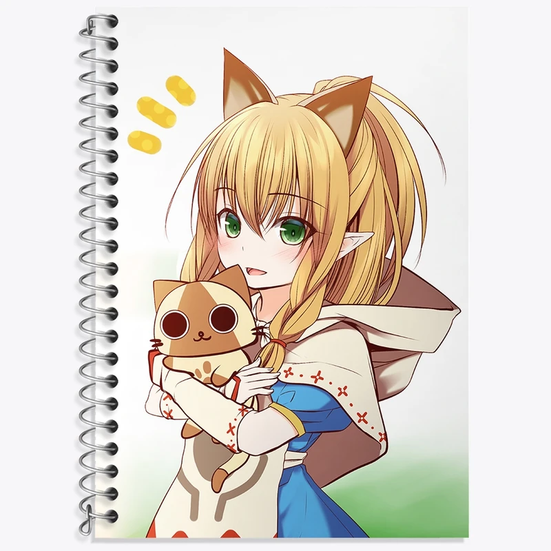 دفتر زبان 50 برگ خندالو مدل دو خط طرح بازی شکارچی هیولا (Monster Hunter) کد 33280