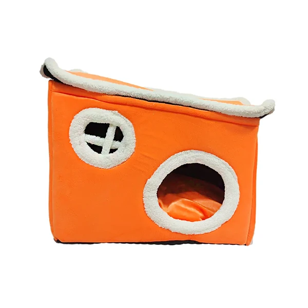 جای خواب سگ و گربه مدل کلبه کدAS 52 