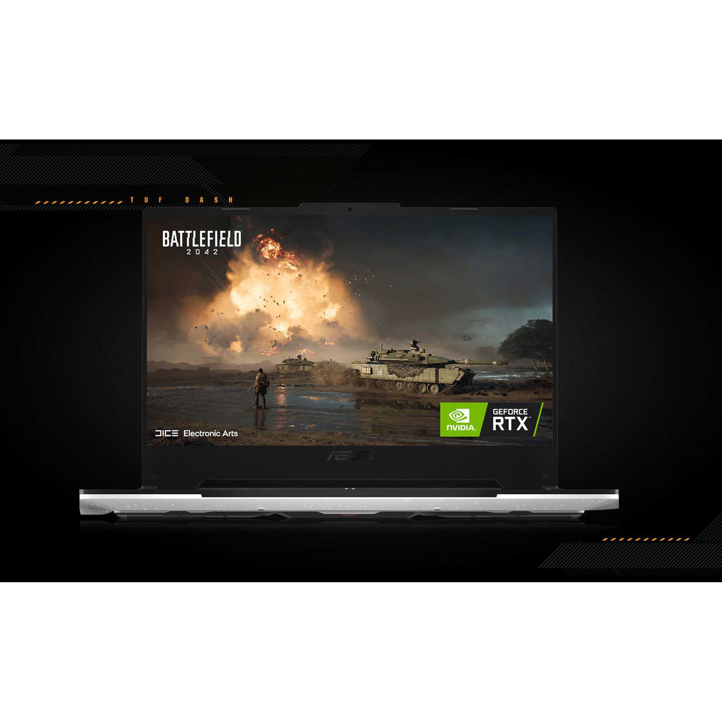 لپ تاپ 15.6 اینچی ایسوس مدل TUF Dash FX517ZC-HN002W-i7 16GB 512SSD RTX 3050