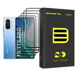 Somastel SD Glass MIX004 Screen Protector For Xiaomi Mi 11X Pro Pack Of 4