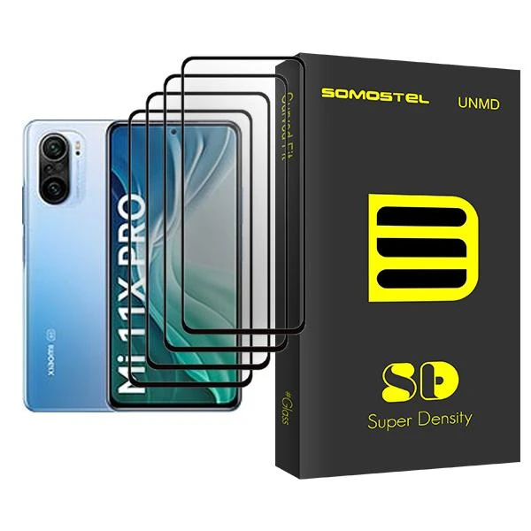 محافظ صفحه نمایش سوماستل مدل SD Glass MIX004 مناسب برای گوشی موبایل شیائومی Mi 11X Pro بسته چهار عددی