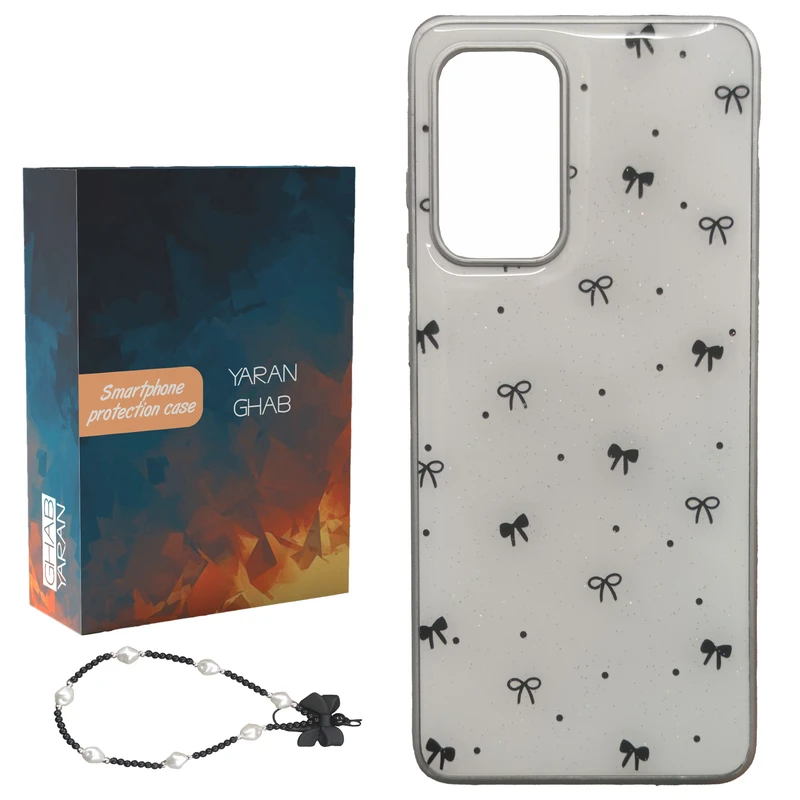 کاور قاب یاران مدل قلب مناسب برای گوشی موبایل سامسونگ Galaxy A13 4G به همراه بنداویز