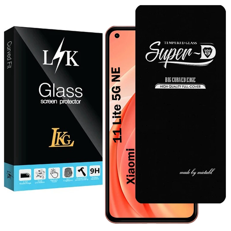 محافظ صفحه نمایش شیشه ای ال کا جی مدل SupD-Lk مناسب برای گوشی موبایل شیائومی 11Lite 5G NE