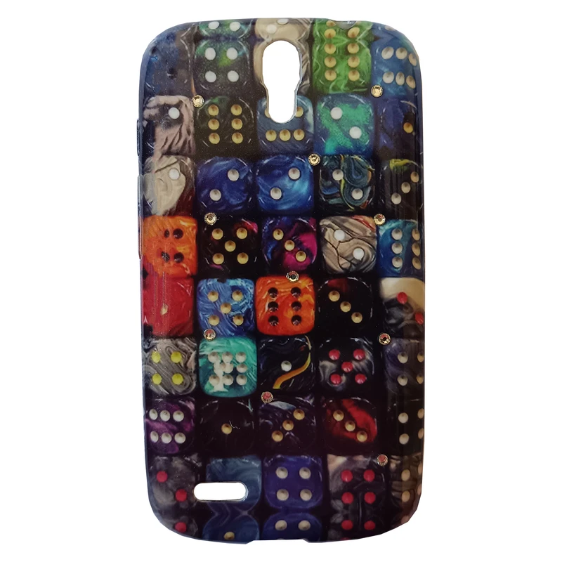 کاور مدل ژله ای طرح تاس مناسب برای گوشی موبایل هوآوی G610